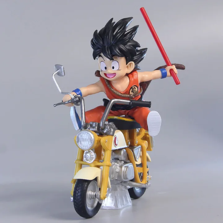 Anime Figure PVC Goku Motorcycle